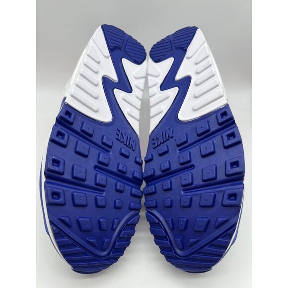 Nike Air Max 90 Flyease Shoes CU0814 101 Hyper Pink Deep Royal Blue Men Size 11 - Picture 4 of 12